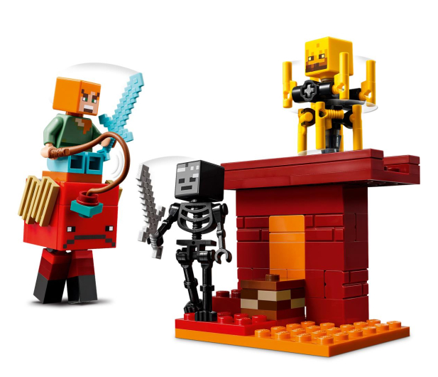 LEGO Minecraft 21266 Bitwa na moście Netheru - 1283659 - zdjęcie 12